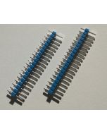 Colored Pin Headers / BLUE / 2.54mm pitch