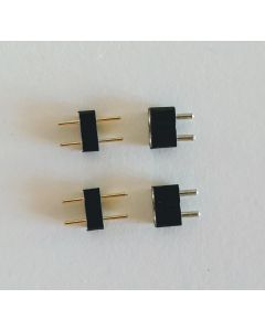 Very low-profile stacking connectors (2 pairs)