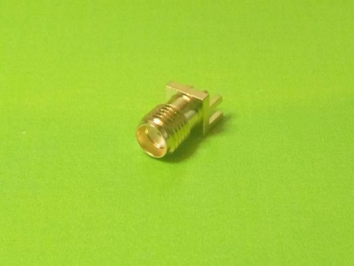 RF Coaxial High Frequency 18GHz SMA Female SMT  Surface Mount  Drop In Board Pcb Edge Connector - Foto 3